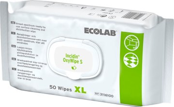Ecolab Incidin™ OxyWipe S Desinfektionstücher – Ecolab
