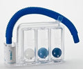 TRI-BALL Atemtrainer inkl. Mundstück und Schlauch (Flussanzeige 600/900/1200 ml) – Intersurgical
