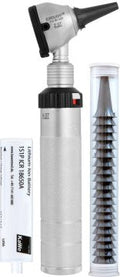Otoskop F.O.30 LED 3,5 V LED high power Griff C inkl. Akku Li-Ion und Tasche – Kawe