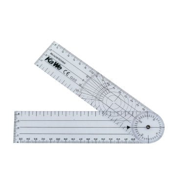 Winkelmesser Plexiglas 20 cm lang – Kawe