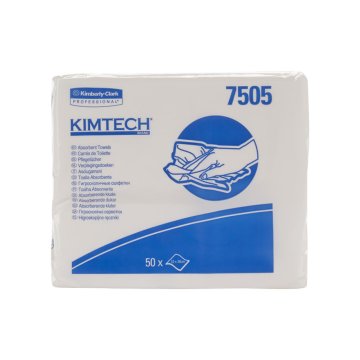 Wisch- und Pflegetücher, weiß (38 x 32 cm) (50 Stück) – Kimberly-Clark