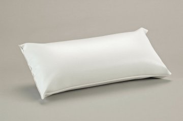 Nackenkissen 40x18x10 cm Weiß Mit Kunstlederbezug Für Pflegeheime – Dr. Paul Koch