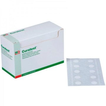 Curatest Vliesstoff-Testpflaster, mit 10 Testkammern (7.5 x 12.5 cm) (50 Stück) – Lohmann & Rauscher