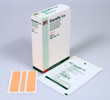 Curafix i.v. classic Kanülenfixierpflaster (2.5 x 12.5 cm) (20 Stück) – Lohmann & Rauscher