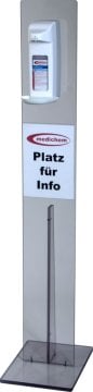 Medichem Bodenständer Für Spender Chemikalienresistentes Weißes Acrylglas – Medichem