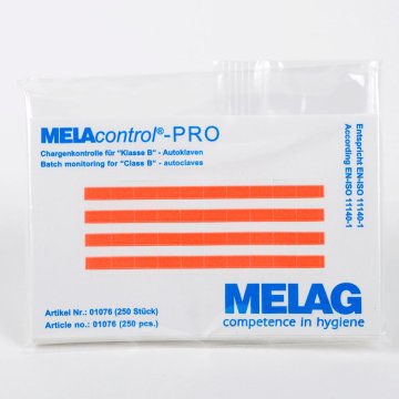 MELAcontrol Pro Nachfüllpackung Indikatorstreifen (250 Stück) – MELAG Medizintechnik
