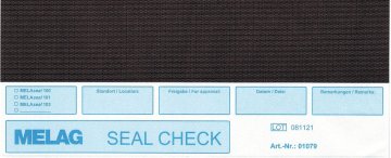 MELAG Seal Check Teststreifen, zur Routineprüfung der Siegelnahtfestigkeit von Klarsich… – MELAG Medizintechnik