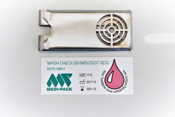 Wash-Check Halterung, Prüfleiste für Indikatorstreifen – Medi-Pack