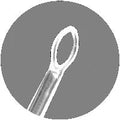 Ohrkürette Figur 1 Standard spitze Ovalschlinge 50 Stück – A.N. Orgmed