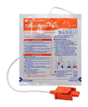 Einweg-Defibrillationselektroden für TEC5621/5631, Kinder/Erwachsene, 1 Paar – Nihon Kohden
