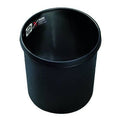 Helit Papierkorb H6105895 18 Liter Rund Kunststoff Schwarz (31 x 32 cm) – obbo