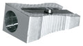 Spitzer bis 8,5mm Keilform Metall silber – obbo