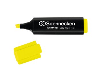 Soennecken Textmarker Signalfarben Keilspitze Wasserbasierte Tinte 2 Bis 5 mm – obbo