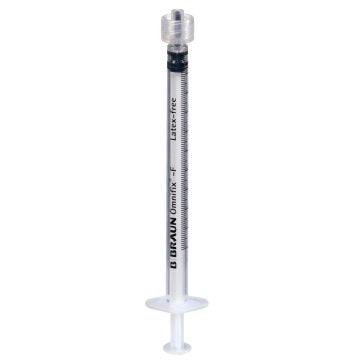 Omnifix F Solo 1 Ml Luer Lock Dreiteilig Steril Ohne Kanüle (100 Stück) – B. Braun