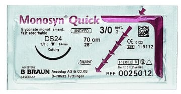 B.Braun Monosyn® Quick ungefärbt Nahtmaterial – B. Braun