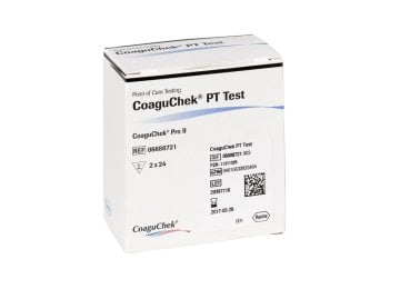 CoaguChek PT Teststreifen für CoaguChek Pro II Set (2x24 Stück) – Roche