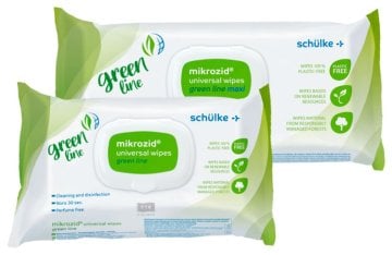 schülke mikrozid® universal wipes green line Desinfektionstücher – Schülke & Mayr