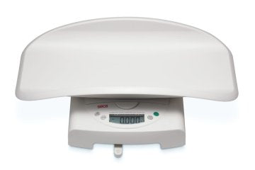 seca 384 Elektronische Säuglingswaage mit Zweitnutzung als Flachwaage für Kinder, Tragk… – seca