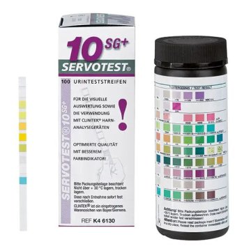 Urin-Teststreifen Servotest Urinanalyse Diagnostikstreifen Für Sofortdiagnostik – Servoprax