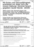 Nahlesetafel, deutsch – Trusetal Verbandstoffwerk