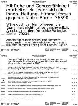Nahlesetafel, deutsch – Trusetal Verbandstoffwerk