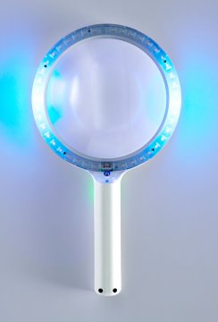 Derungs Lupenleuchte OPTICLUX Hand Vergrößerung 1,9x LED Beleuchtung – Derungs Licht