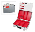 ULMER KOFFER Basis, leer, Aluminiumkoffer, eloxiert, mit Halterungen und Einsätzen sowi…