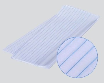 Trageschutzlaken, PE-beschichtet, weiß (75 x 210 cm) (4 x 25 Stück) – Ampri
