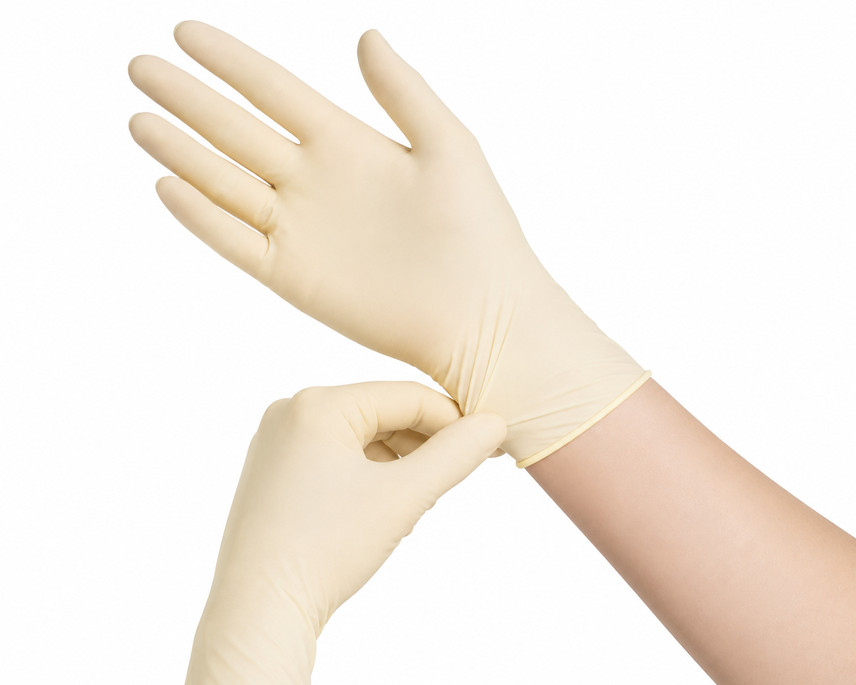 Sentina® Ambidextrous puderfreie Latexhandschuhe