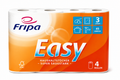 Easy Küchenrolle, 3-lagig, 45 Abrisse (4 Rollen)