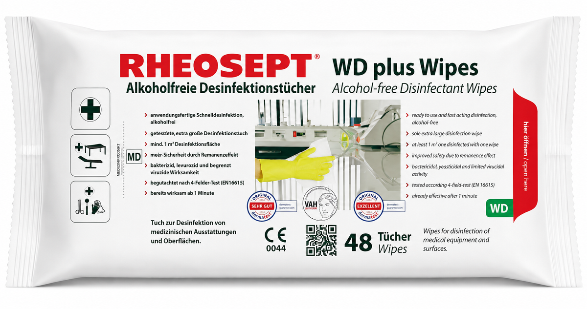 RHEOSEPT-WD plus Wipes Desinfektionstücher
