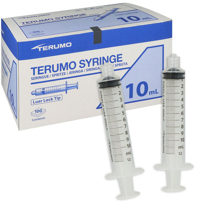 Terumo 3-teilige zentrische Spritze mit Luer/ Luer-Lock-Ansatz