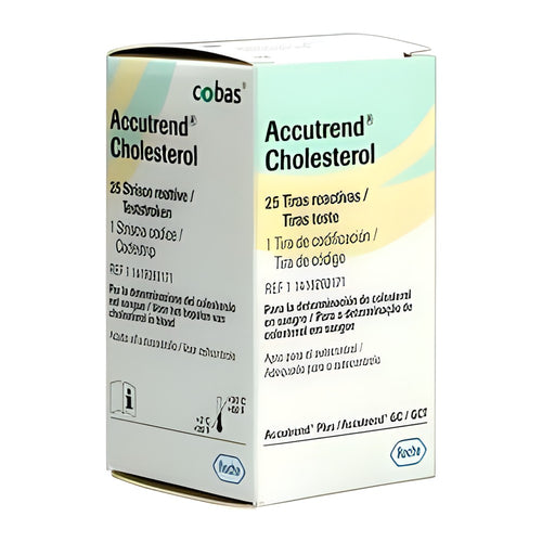Accutrend Cholesterol Teststreifen (25 Stück) – Roche