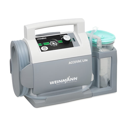 ACCUVAC Lite mit Einwegbehältersystem – Weinmann Emergency Medical Technology