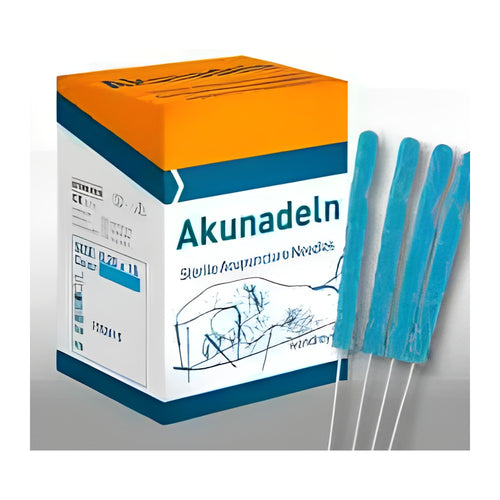 Akupunkturnadel Kunststoffgriff beschichtet (0,20 x 15 mm) (100 Stück) – wandrey
