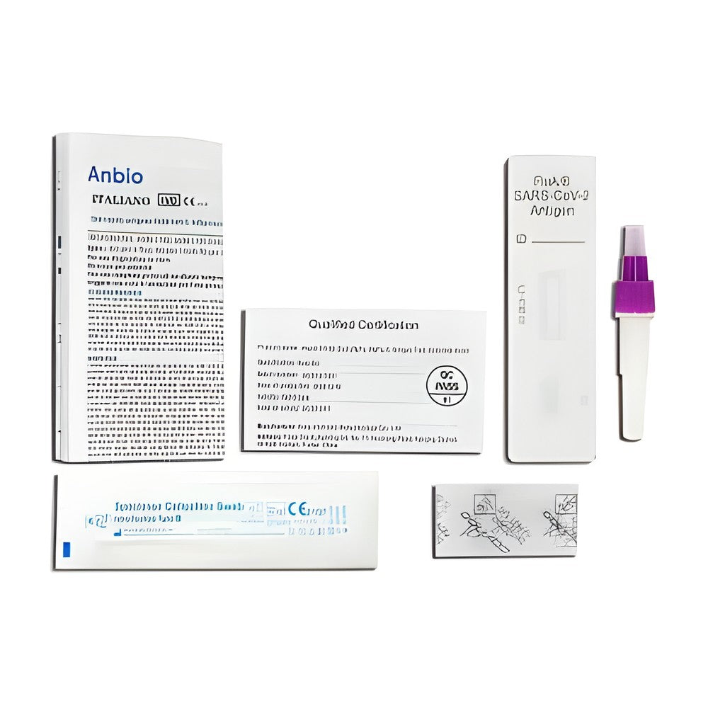 Anbio Covid-19 & FLU A/B Combo Test Antigen-Schnelltest für SASRS-CoV-2 Corona rund Inf… – Medichem