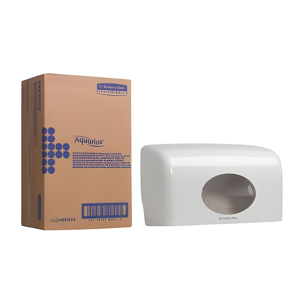 Aquarius Doppel-Spender für Toilettenpapier Kleinrollen weiß – Kimberly-Clark
