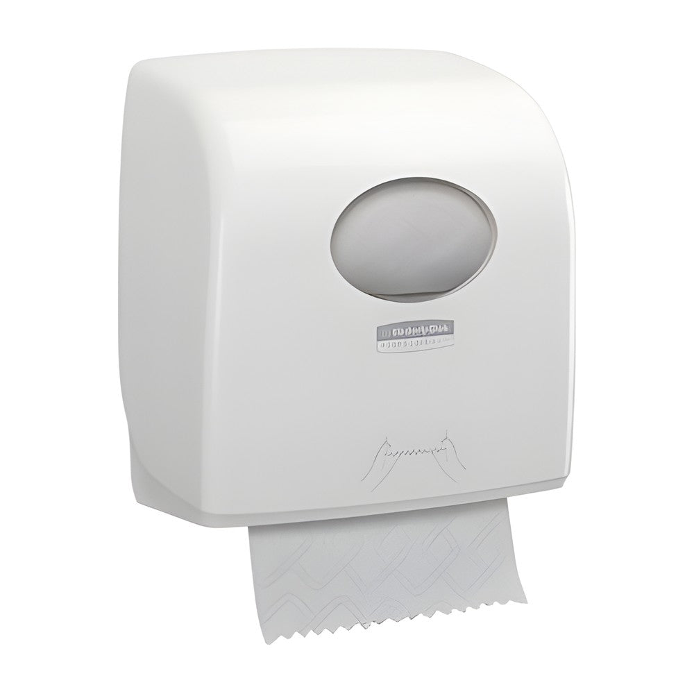 Aquarius Slimroll Rollenhandtuchspender, weiß, 32,4x29,7x19,2 cm – Kimberly-Clark