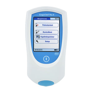 CoaguChek Pro II Set Mit Akku Netzkabel Bedienungsanleitung – Roche
