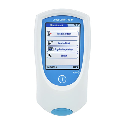 CoaguChek Pro II Set Mit Akku Netzkabel Bedienungsanleitung – Roche