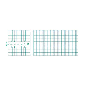 CTG-P., HP M1350/51A M1911A, CTG7, 150 Blatt (150 mm x 100 mm) – Diagramm Halbach