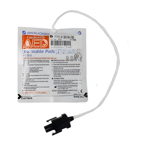 Defi-Elektrode, Kinder/Erw. 166 cm_ Gelfäche für AED2100,3100,2150 1 Paar – Nihon Kohden
