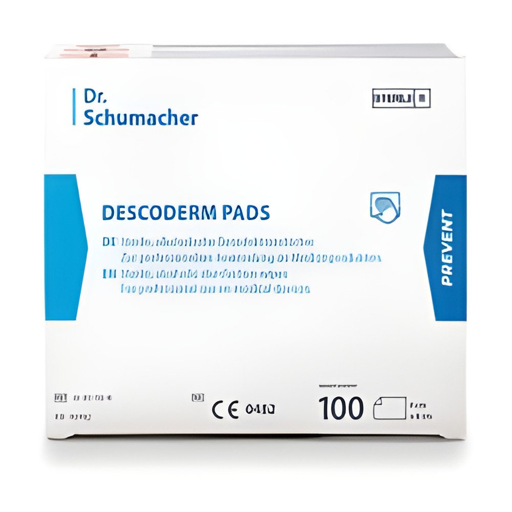 Descoderm Pads Desinfektionstücher (6 x 8 cm) (100 Stück) – Dr. Schumacher