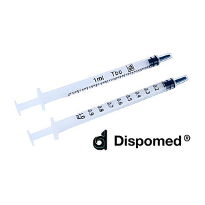 Einmalspritze TBC Ohne Kanüle Mit Spardorn (1 ml) – Dispomed