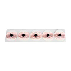 EKG-Elektroden Festgel Bananenstecker (45 mm) (30 Stück) – Diagramm Halbach