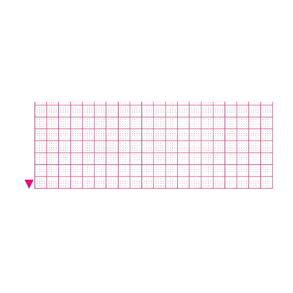 EKG-P., Hörmann Bioset 3601/3700/3721, Spiroset 3000 180 Blatt, (110 mm x 100 mm) – Diagramm Halbach