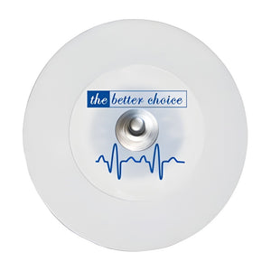 EKG Schaumstoffelektrode Liquid Gel Druckknopfanschluss (Ø 50 mm) (30 Stück) – Golmed