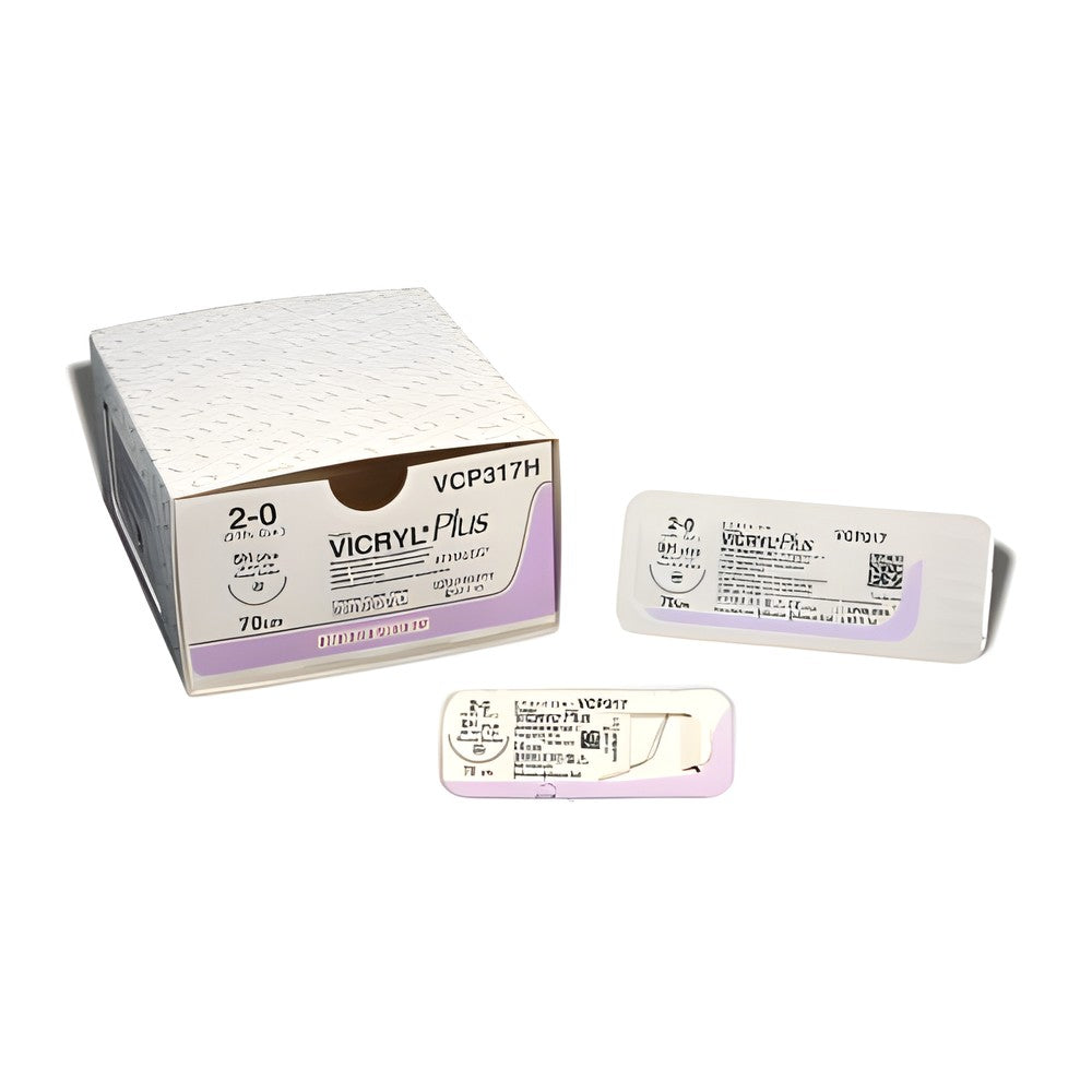 Ethicon VICRYL Plus ungefärbt geflochten Nahtmaterial – Ethicon