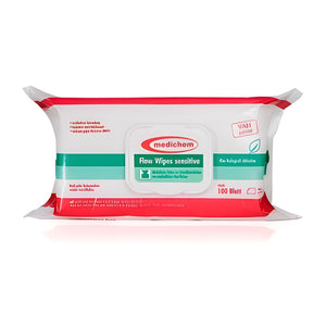 Flow Wipes sensitive 20 x 22 cm (100 Stück) – Medichem