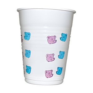 Happy Kids Einwegbecher weiß mit Bärchendruck (180 ml) (50 Stück) – AMPri